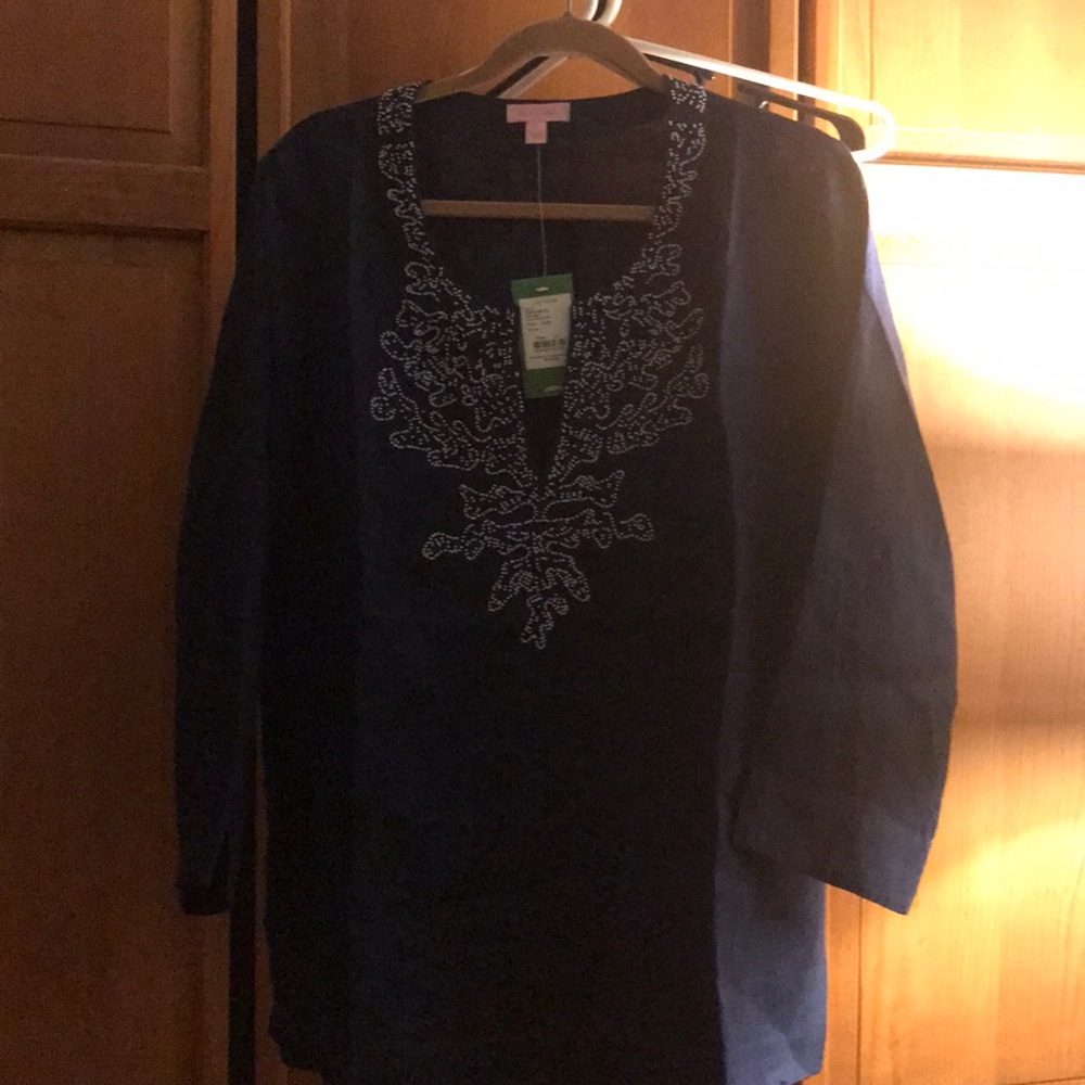 Lilly Pulitzer Amelia Island tunic XL NWT
